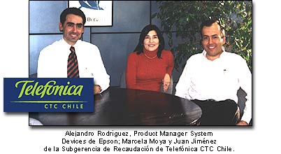 Telefónica CTC Chile: Mejor atención con tecnología POS de Epson