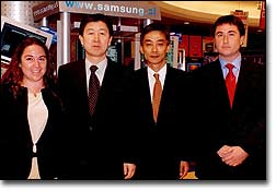 Alto ejecutivo de Samsung visita Chile