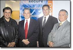 Altos ejecutivos de Secure Computing visitan instalaciones de Netsecure