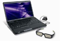 Primer notebook 3D de Toshiba