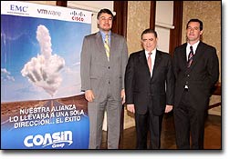 EMC, Cisco y Grupo Coasin establecen alianza para potenciar soluciones de data center y cloud computing en Chile