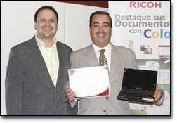 Equitrac premia a ejecutivos de Ricoh Chile