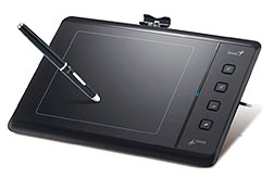 Genius presenta tableta digital para zurdos y diestros con lapicera inalámbrica libre de batería
