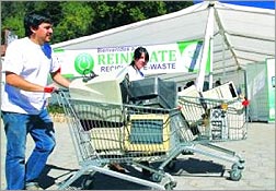 Lanzan campaña de reciclaje de artículos electrónicos en Concepción