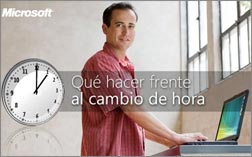 Microsoft recuerda recomendaciones para el cambio de hora de este sábado