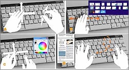 Microsoft desarrolla prototipo de teclado con sensores de movimiento