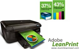 Adobe LeanPrint permite ahorrar en tóner y papel y ayudar al medio ambiente