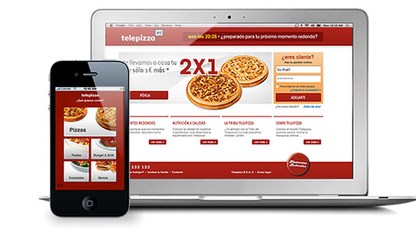 Telepizza aumenta sus ventas gracias a aplicación móvil