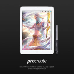 Procreate 2.3 soporta a la Intuos Creative Stylus 2