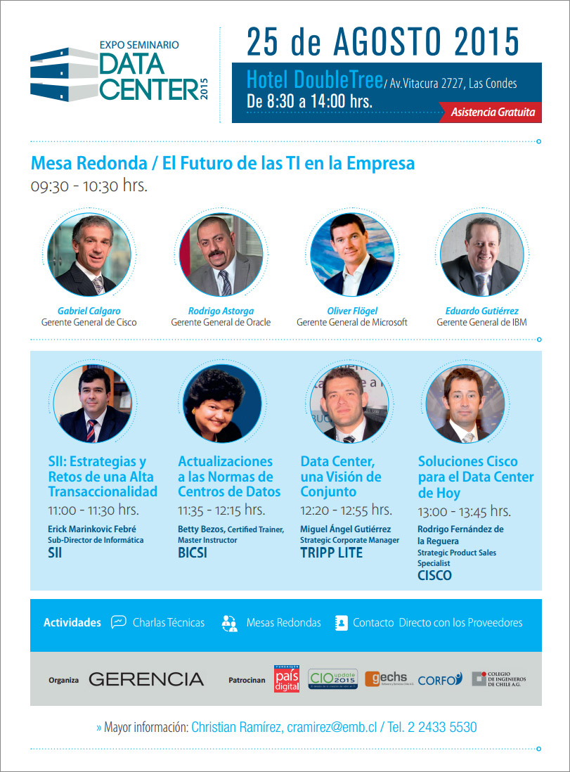 Expo Data Center 2015 reúne últimas tendencias en centros de datos