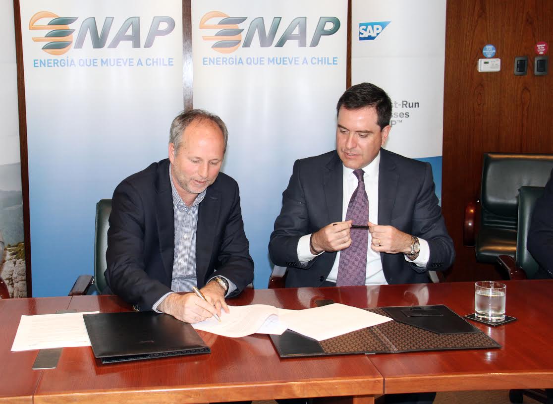 ENAP firma alianza estratégica con SAP