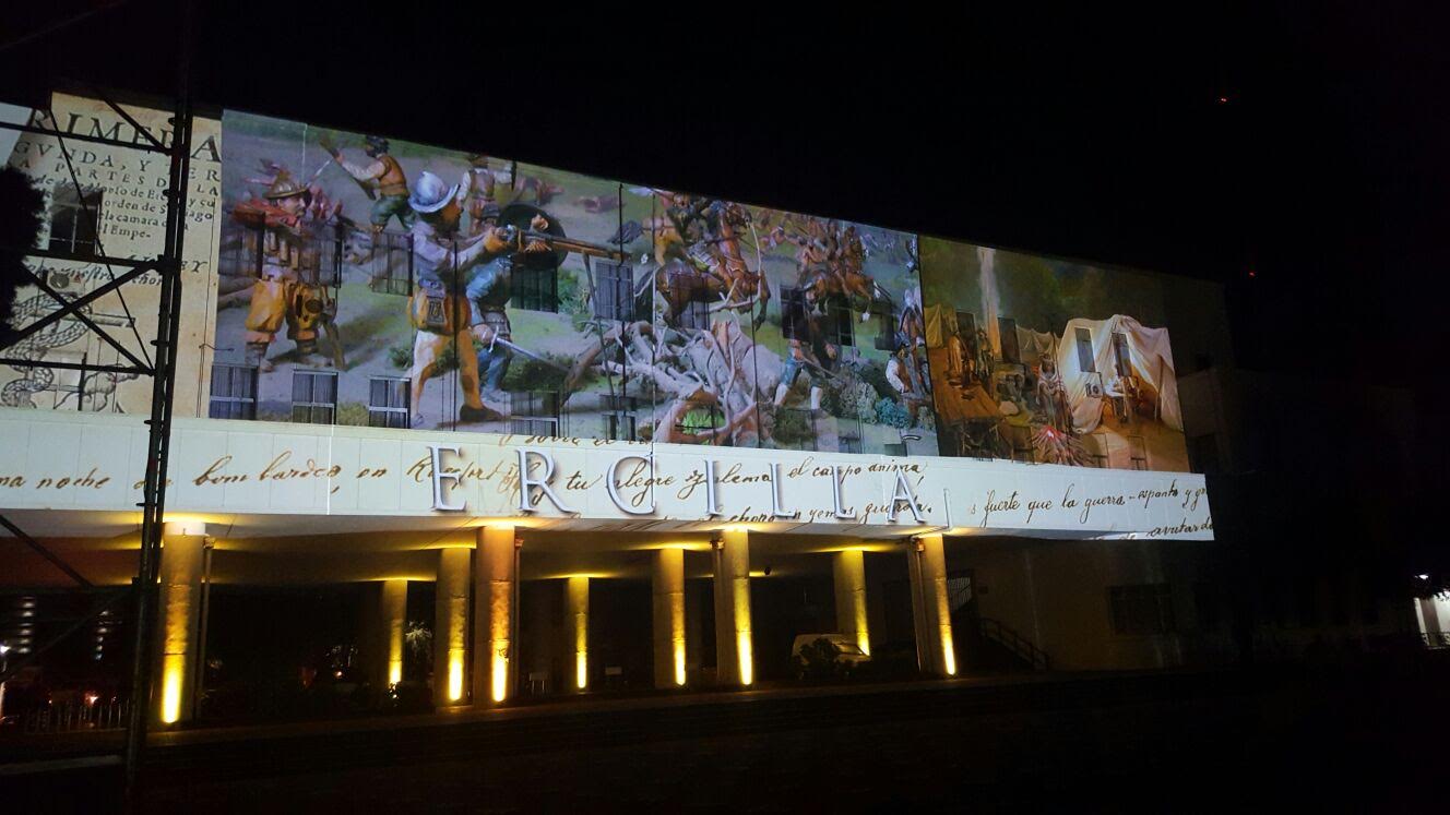 Proyectores Epson sorprenden con espectáculo de mapping en Chillán y Concepción