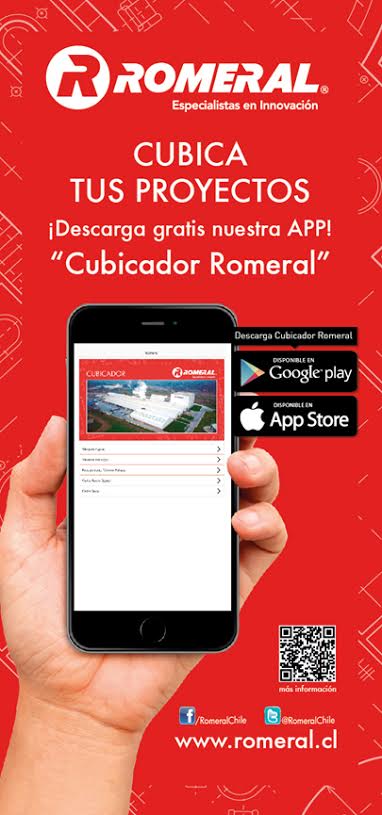Romeral lanza innovadora aplicación para cubicar materiales