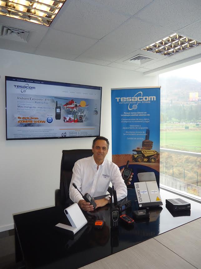 Tesacom exhibirá en Expomin tecnología satelital para operaciones mineras