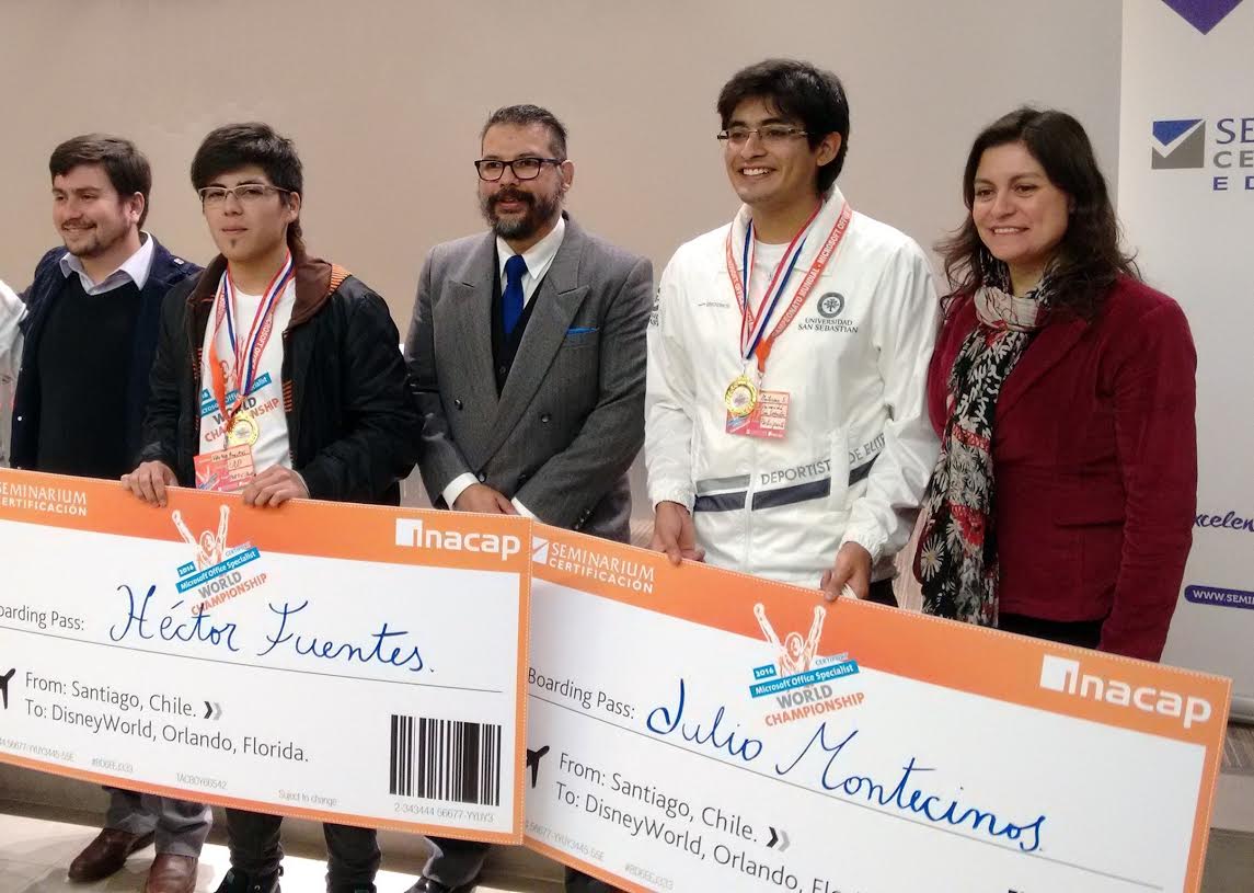 Estudiante valdiviano representará a Chile en final mundial de Microsoft Office Specialist 2016