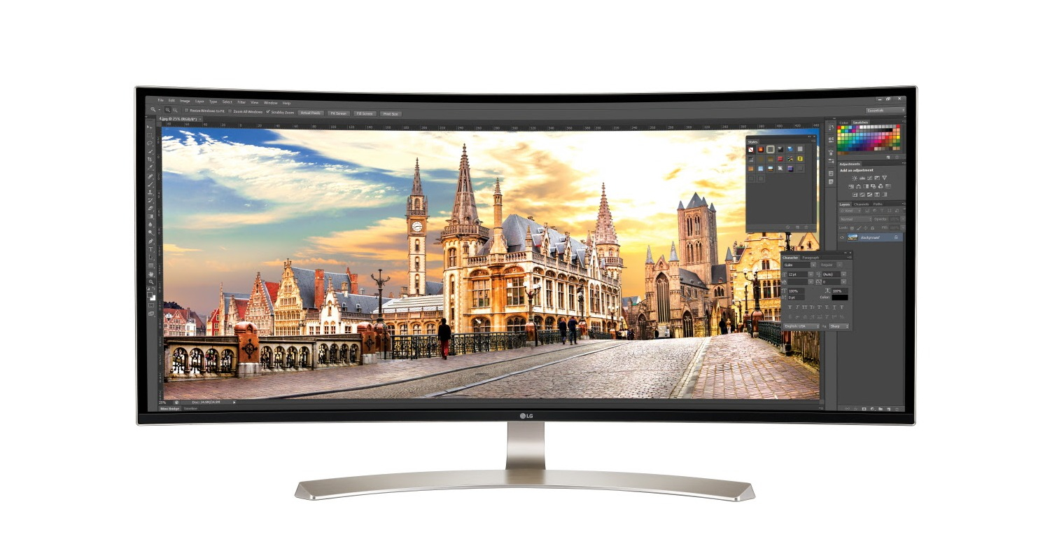 LG anuncia nuevos monitores UltraWide curvados