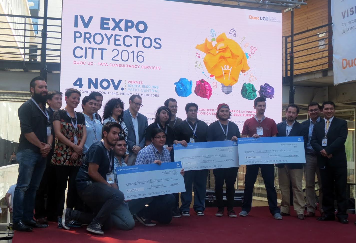 Innovadores tecnológicos participaron en IV Expo CITT de Proyectos Tecnológicos Duoc UC