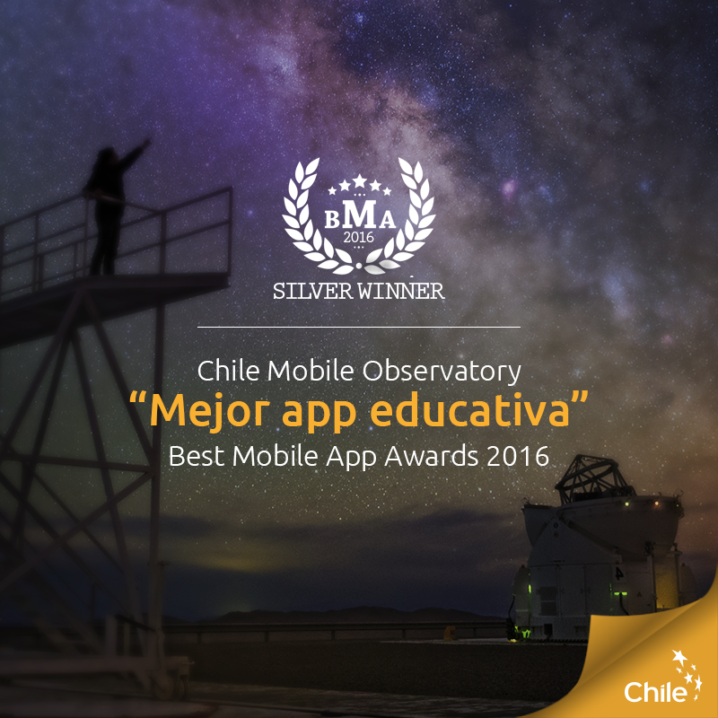 Chile Mobile Observatory es premiada como la “Mejor APP Educativa” 2016