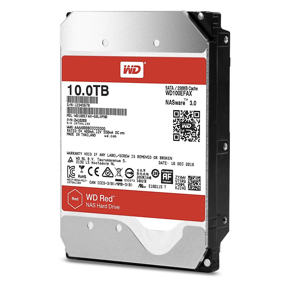 WD presenta sus nuevos discos WD RED y WD Red Pro de 10TB para NAS de helio