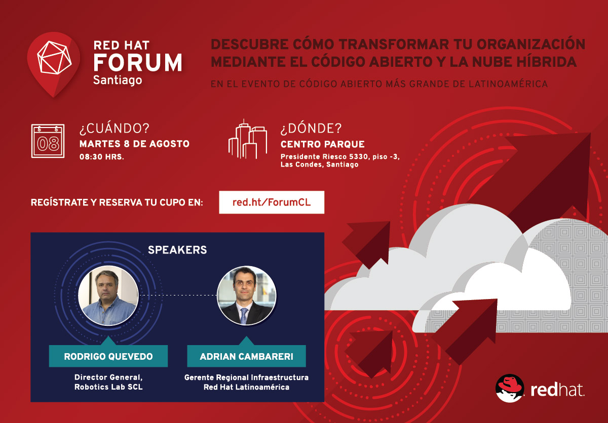 Llega una nueva edición del Red Hat Forum a Santiago