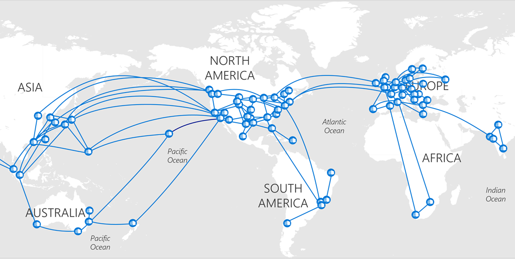 Microsoft conecta a Chile a la red de datacenters más grande del mundo