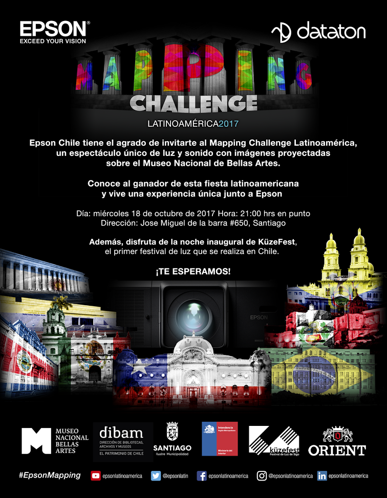 Mapping Challenge Latinoamérica de Epson llega a Chile