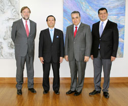 Presidentes de NTT Data y Telefónica Chile se reúnen