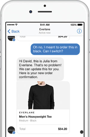 COMPRAR DESDE UNA VENTANA DE MESSENGER: Las redes sociales ahora también son tiendas en línea