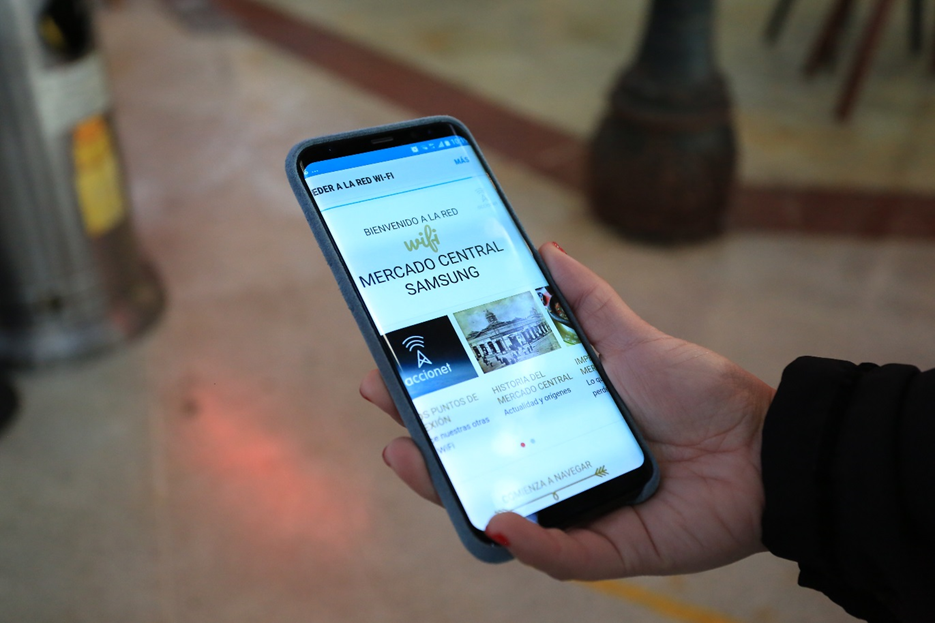 Wi-Fi gratuito en Mercado Central logra más de 55 mil conexiones desde su inauguración