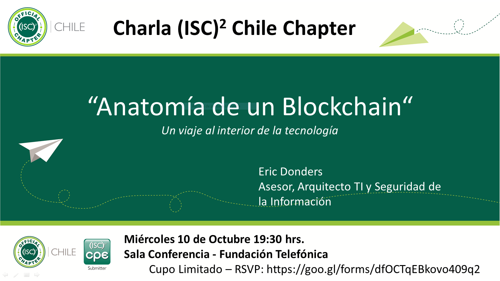 El Capítulo Chileno de (ISC)² realizará charla sobre tecnología Blockchain