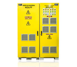 Cargador industrial KOLFF para sistemas críticos