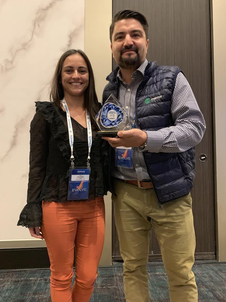 Makros es premiada por Sophos como Partner of The Year Multi Country Americas