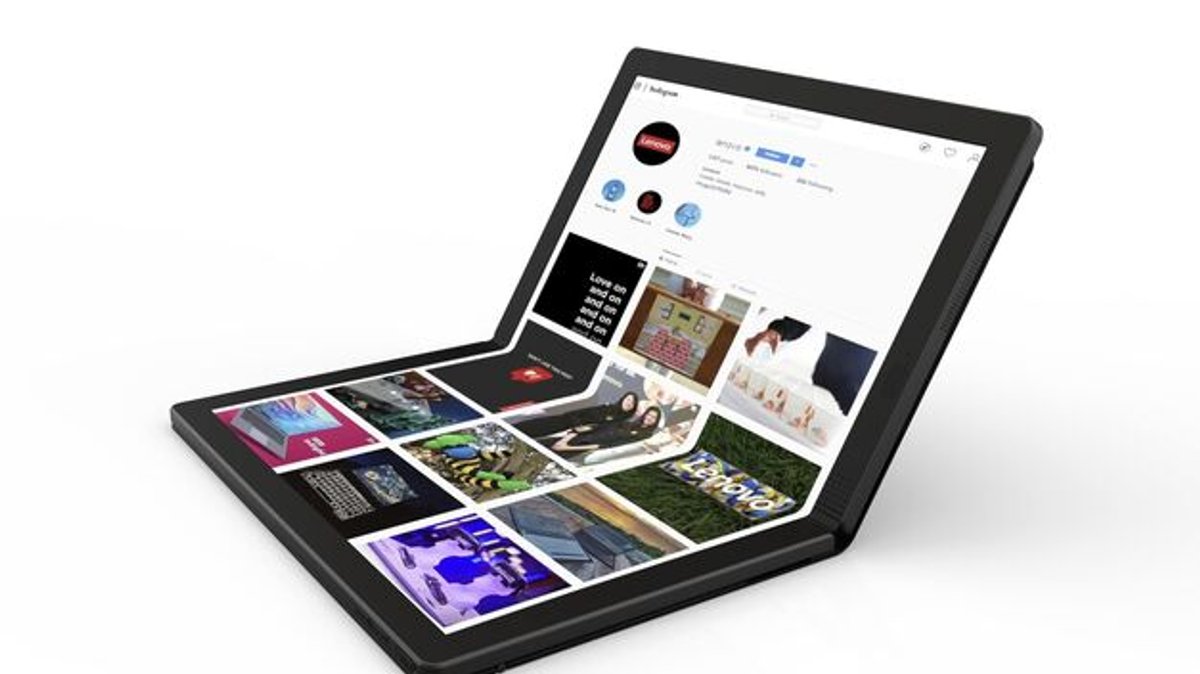 Lenovo presenta portátil con pantalla flexible