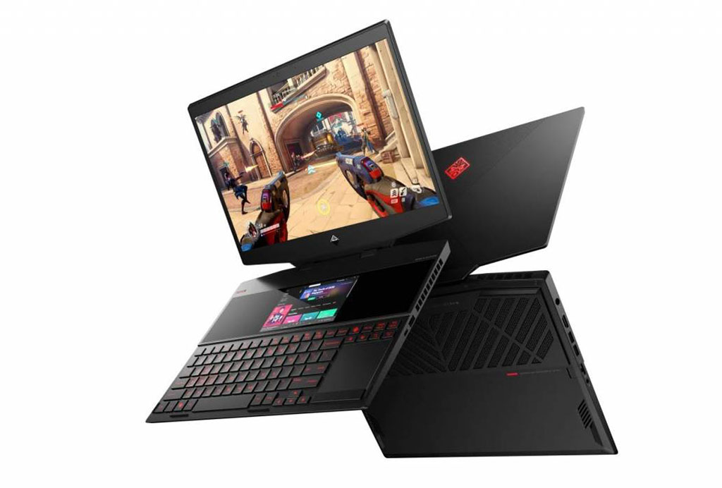 HP lanza laptop para videojuegos de doble pantalla