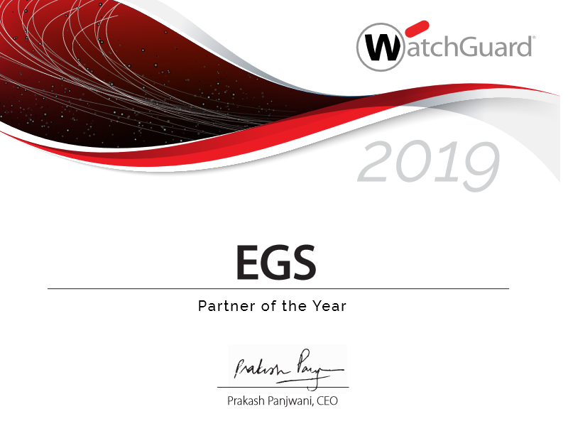 Egs.cl recibe importantes reconocimientos por parte de WatchGuard Technologies