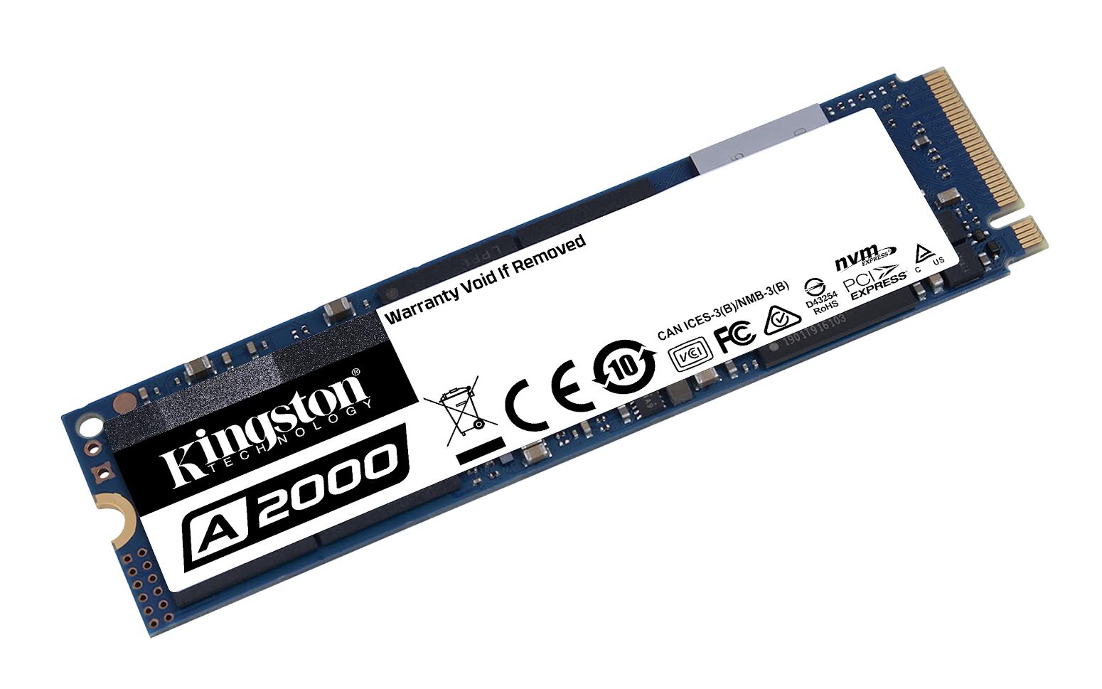 Kingston lanza SSD NVMe PCIe A2000 de próxima generación