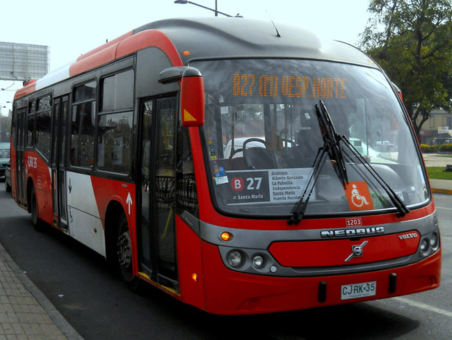 El Big Data orienta al transporte público de Santiago