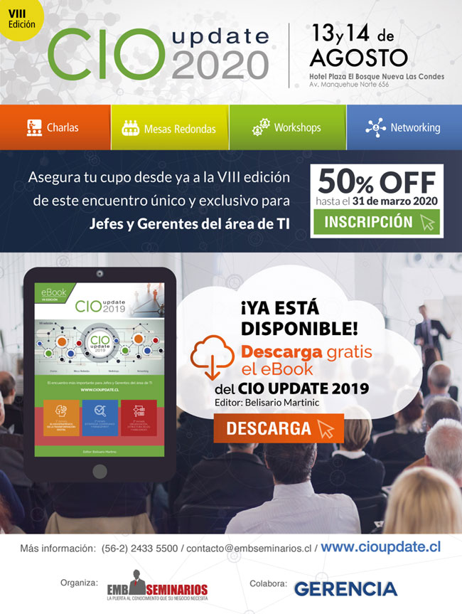 Disponible en forma gratuita eBook CIO Update 2019