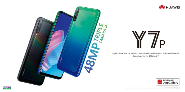 Este viernes se pone en la venta en Chile el nuevo Huawei Y7p