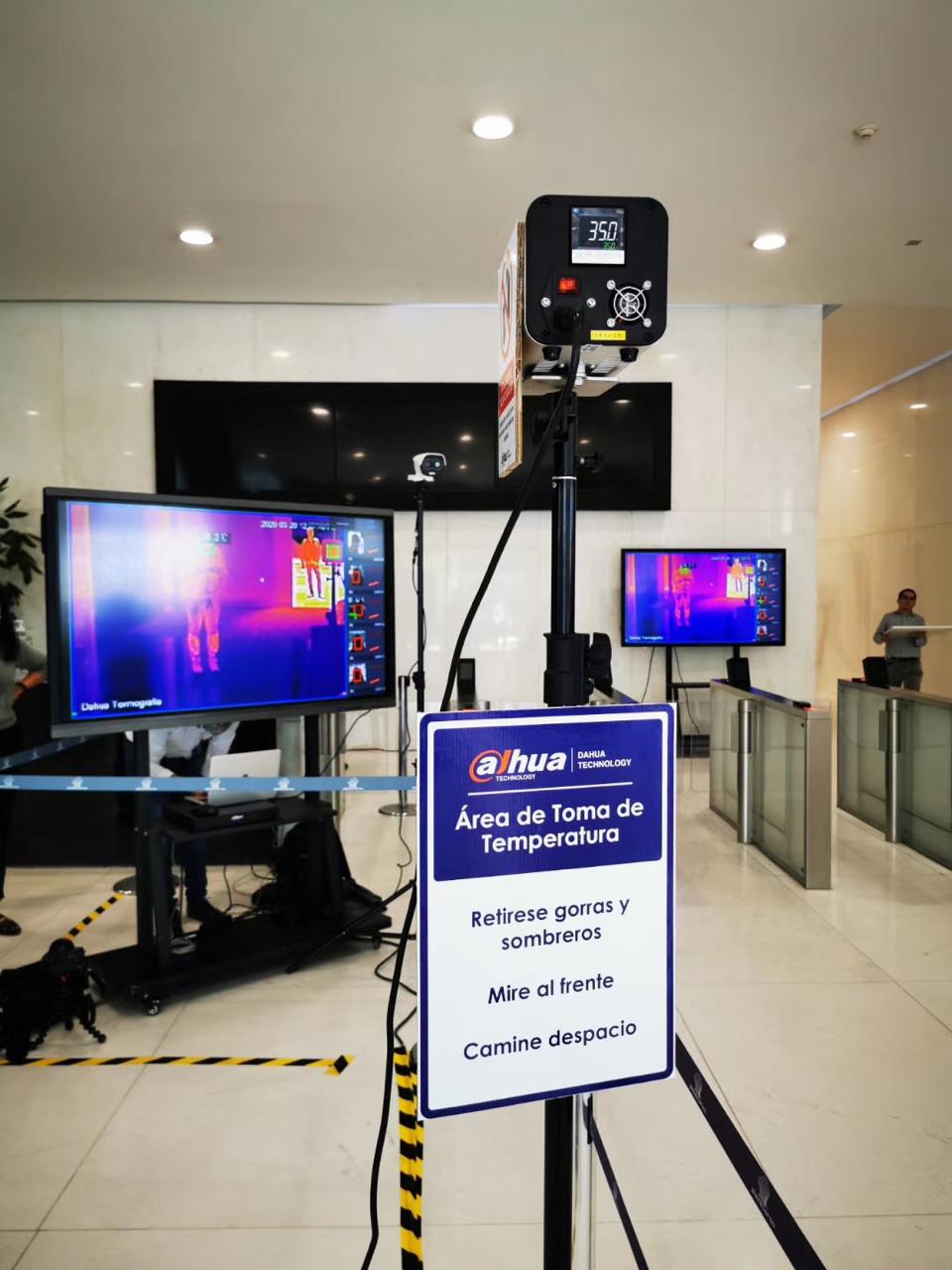 México: ofrecen sistema térmico Dahua para detectar eventuales contagios