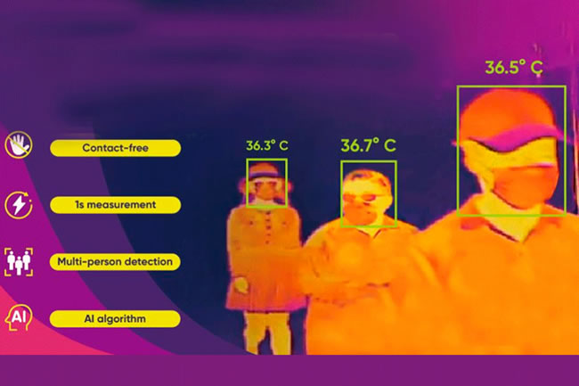 Municipio de La Reina da a conocer medidas de prevención con cámaras que miden temperatura corporal