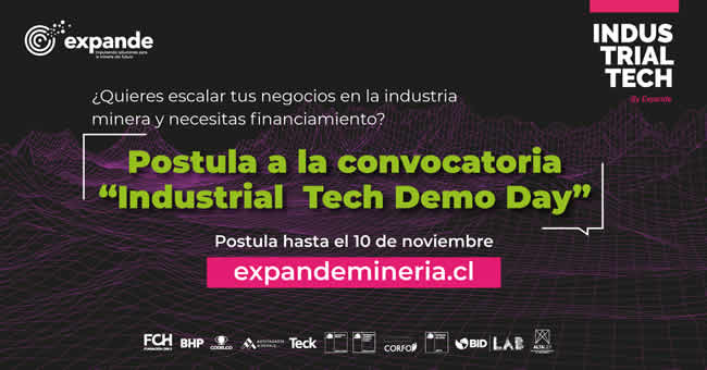 Expande abre convocatoria para empresas de base tecnológica y foco en minería que buscan financiamiento