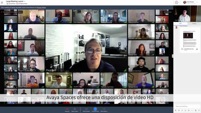 Avaya Spaces presenta una nueva vista estilo “Concierto”