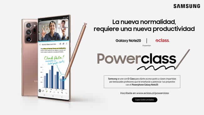 Samsung con eClass invitan a postular a Powerclass
