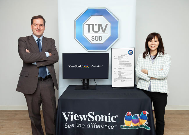ViewSonic y TÜV SÜD desarrollan pruebas de color para daltonismo en monitores