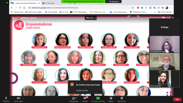 Emprendedoras conectadas impulsa a más de 270 quilicuranas al mundo digital