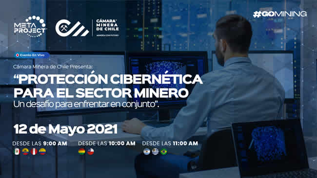 Cámara Minera de Chile invita a webinar sobre ciberseguridad