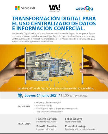 Webinar de Asexma aborda tecnología y digitalización para Pymes