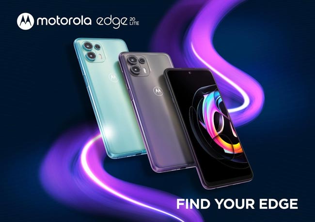 Motorola destaca llegada de edge 20 lite a Chile
