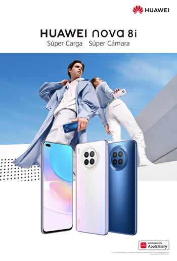 Huawei nova 8i llega a Chile con cuatro cámaras y carga ultrarrápida